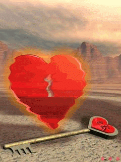Анимация сердце ключ на 14 февраля