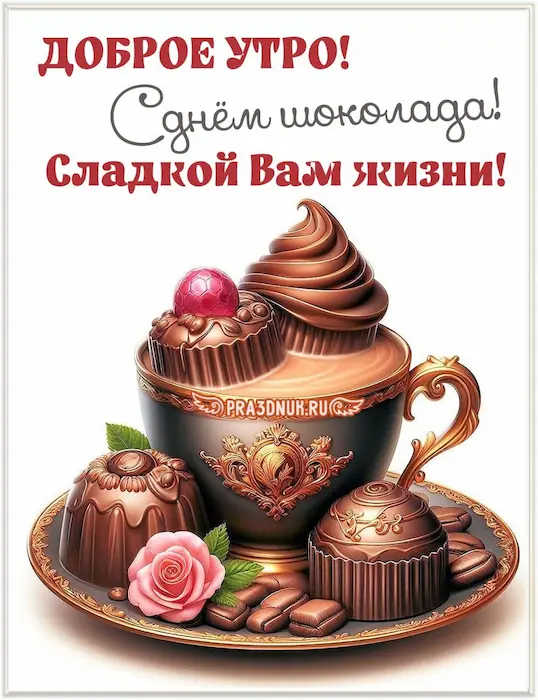 Доброе утро день шоколада