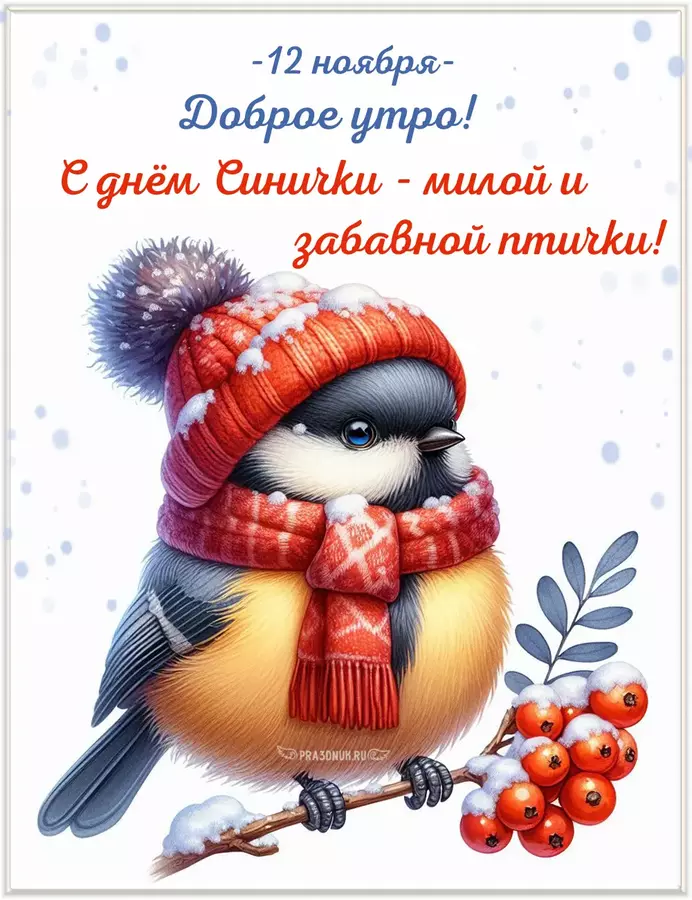 синичка милая птичка