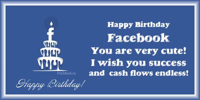 happy birthday facebook
