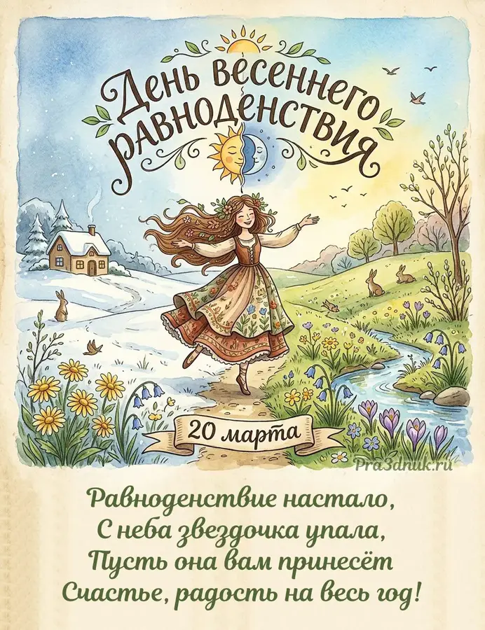 весеннее равноденствие 20 марта