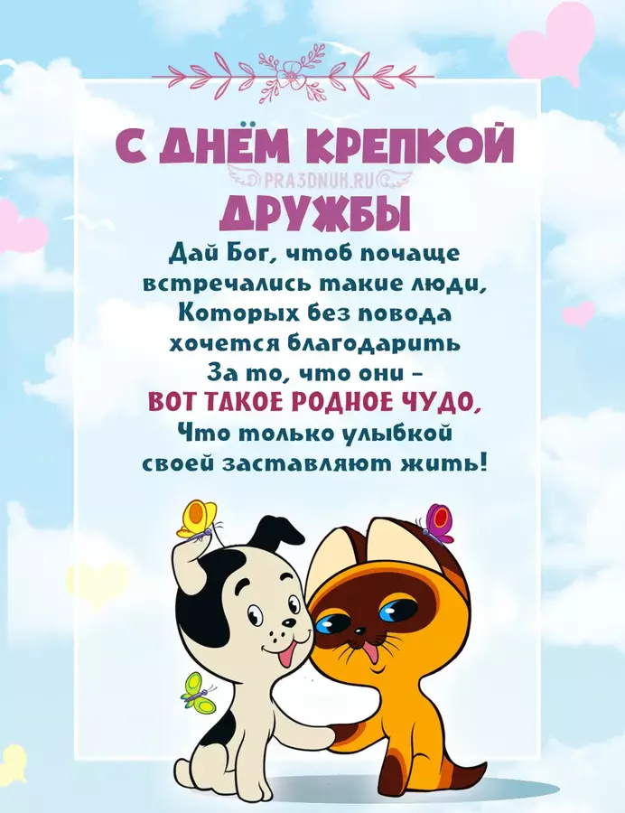 крепкая дружба 20 мая