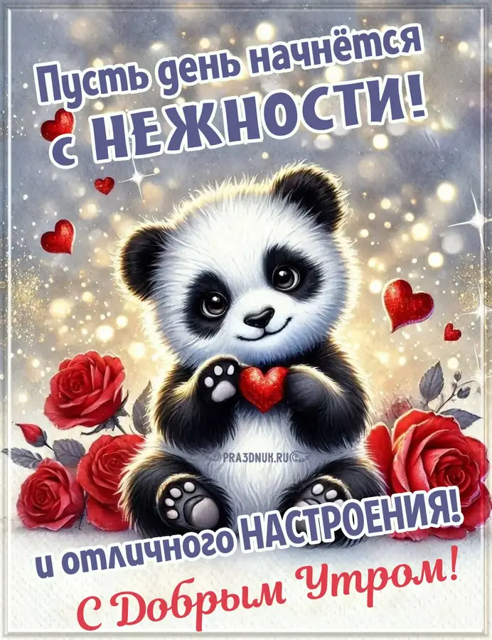 утро с нежности