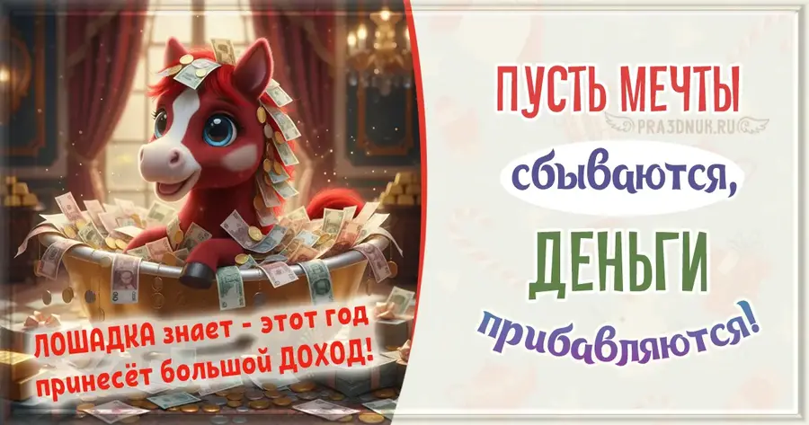 лошадь символ 2026 года