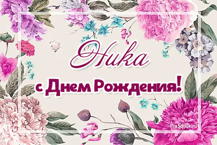 Ника с днем рождения