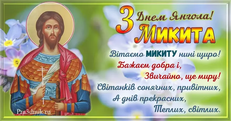 З днем янгола Микита