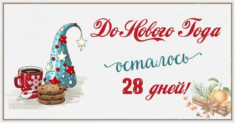 28 дней до НГ